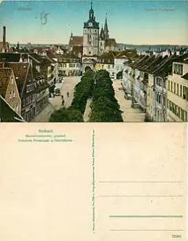 91522 Ansbach Steinerne Prommenade  *ca.1917