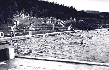 02799 Jonsdorf Gebirgsbad mit Hochwald o 28.7.1967