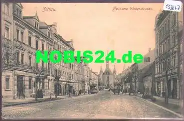 02763 Zittau Aeussere Weberstrasse Straßenbahn o 29.9.1942