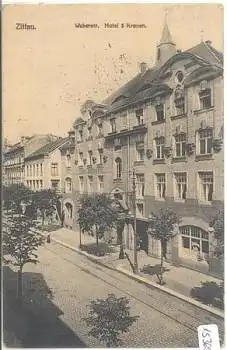 02763 Zittau Weberstrasse Hotel 3 Kronen o 14.4.1925