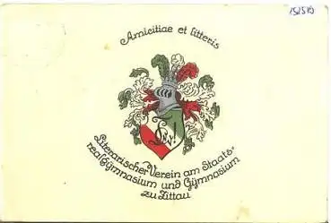 02763 Zittau Studentica Staatsrealgymnasium Amicitiae et Litteris o 12.1.1925