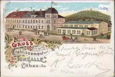 02708 Löbau Etablissement Tonhalle Litho, o 11.5.1903