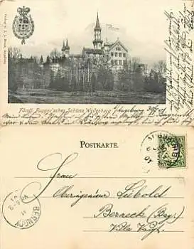 Augsburg Wellenburg o 30.10.1901