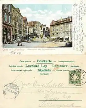 Augsburg Ludwigsplatz o 10.2.1904