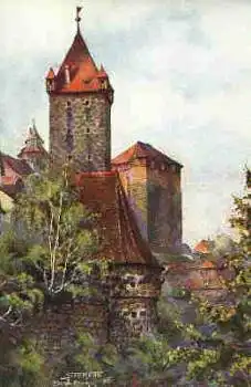 Nürnberg Luginsland Künstlerkarte Sollmann * ca. 1930