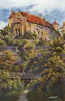 Nürnberg Burg von Westen Künstlerkarte Sollmann * ca. 1920