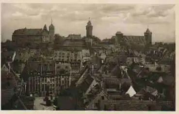 Nürnberg vom Sebalderkirchturm * ca. 1940