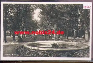 91522 Ansbach Partie aus dem Hofgarten *1943