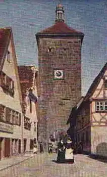 91541 Rothenburg Tauber Siebersturm *ca. 1930