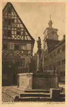91541 Rothenburg Tauber Kapellenbrunnen * ca. 1925