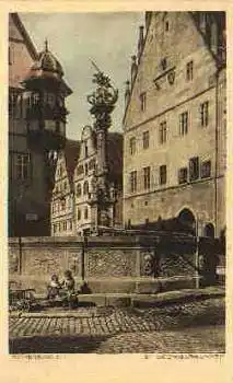 91541 Rothenburg Tauber St. Georgsbrunnen *ca. 1925