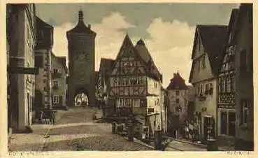 91541 Rothenburg Tauber Plönlein *ca. 1925
