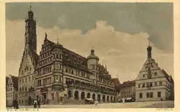 91541 Rothenburg Tauber Rathau *ca. 1925