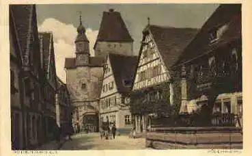 91541 Rothenburg Tauber Rödergasse * ca. 1925