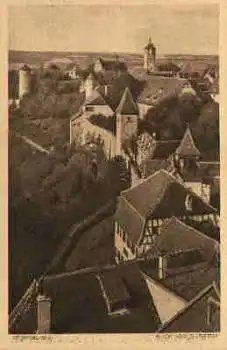 91541 Rothenburg Tauber vom Burgtor * ca. 1925