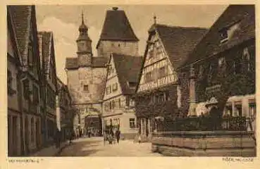 91541 Rothenburg Tauber Rödergasse * ca. 1930