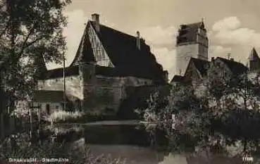 91550 Dinkelsbühl Stadtmühle * ca. 1950