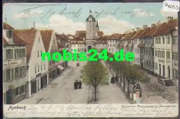 91522 Ansbach Steinerne Promenade o 05.01.1907