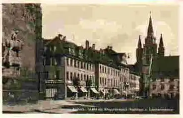 91522 Ansbach Markt Kriegerdenkmal *ca. 1940