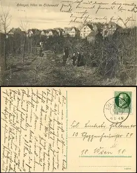 91054 Erlangen Villen im Eichenwald o 27.8.1914