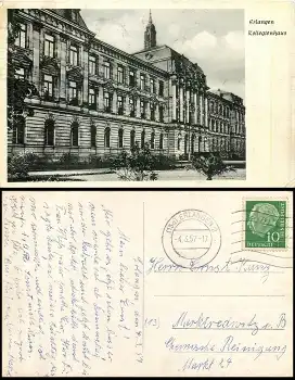 91054 Erlangen Kollegienhaus o 4.3.1957