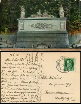 91054 Erlangen Kanal Monument o 14.6.1918