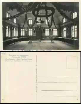 Heidelberg Gasthaus zur Hirschgasse Mensursaal * ca. 1930