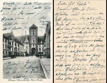 78050 Villingen Obere Strasse gebr. ca. 1930