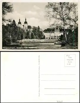 78166 Donaueschingen Schloss und Kath. Stadtkirche * ca. 1940
