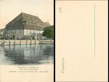 78465 Konstanz Kauf- oder Conclavehaus * ca. 1900