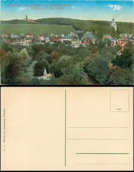 Wiesbaden Nerotalanlagen mit Krieger-Denkmal *ca. 1920