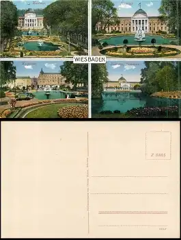 Wiesbaden Mehrbildkarte *ca. 1910