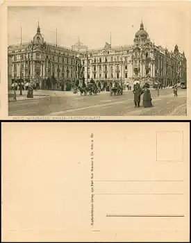 Wiesbaden Kaiser-Friedrich-Platz Hotel Nassau * ca.1915