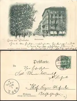 Wiesbaden Rheinstrasse o 1.5.1900