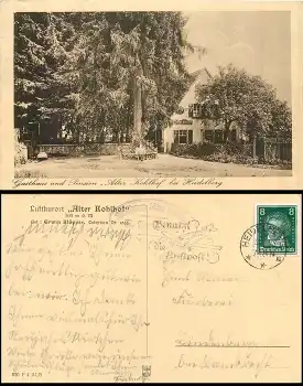 Heidelberg Gasthaus Alter Kohlhof o 24.01.1928