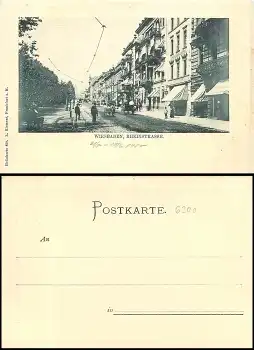 Wiesbaden, Rheinstrasse *ca.1900