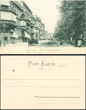 Wiesbaden Wilhelmstrasse *ca.1900