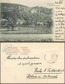 Heidelberg, von der Hirschgasse o 26.06.1904