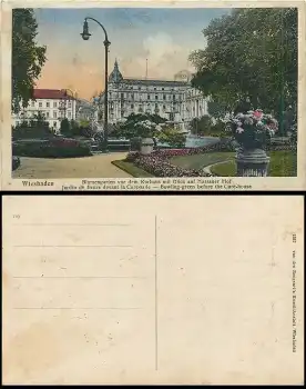 Wiesbaden Blumengarten a. Nassauer Hof  ca.1925