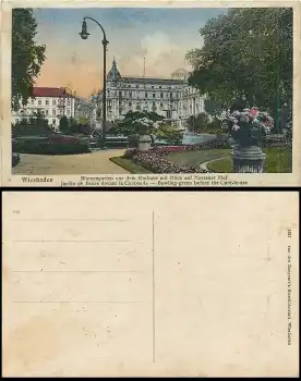Wiesbaden Blumengarten am Nassauer Hof  * um 1925