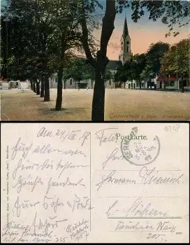 76726 Germersheim Kirchenplatz o 24.3.1917