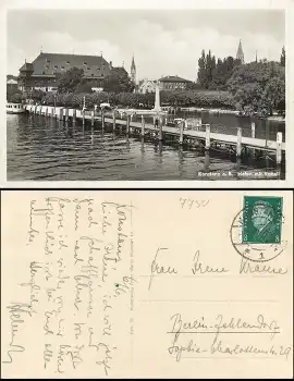 78465 Konstanz Hafen m. Konzil o ca. 1931