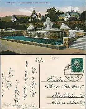 76480 Baden-Baden Josefinen-Brunnen o 07.07.29