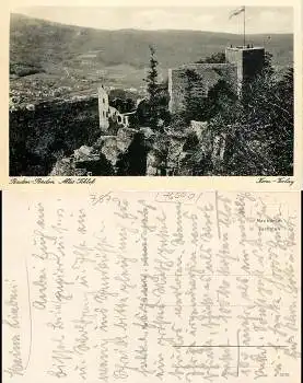 76480 Baden-Baden altes Schoss gebr. ca.1940