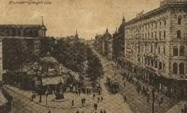 Hannover Georgstrasse, Litfaßsäule * ca. 1920