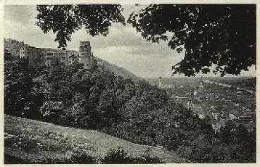 Heidelberg Schloss und Stadt o 7.8.1933