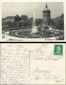 Mannheim Friedrichsplatz 30.3.1927