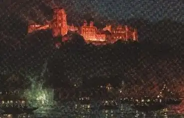 Heidelberg Schlossbeleuchtung * ca. 1920
