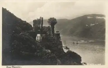 65385 Rüdesheim Burg Rheinstein * ca. 1940