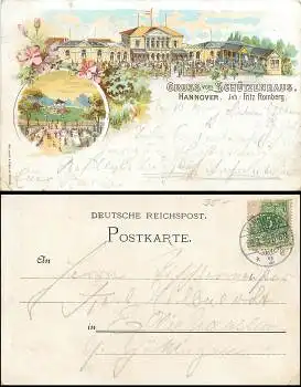 Hannover Schützenhaus Litho o 10.3.1899